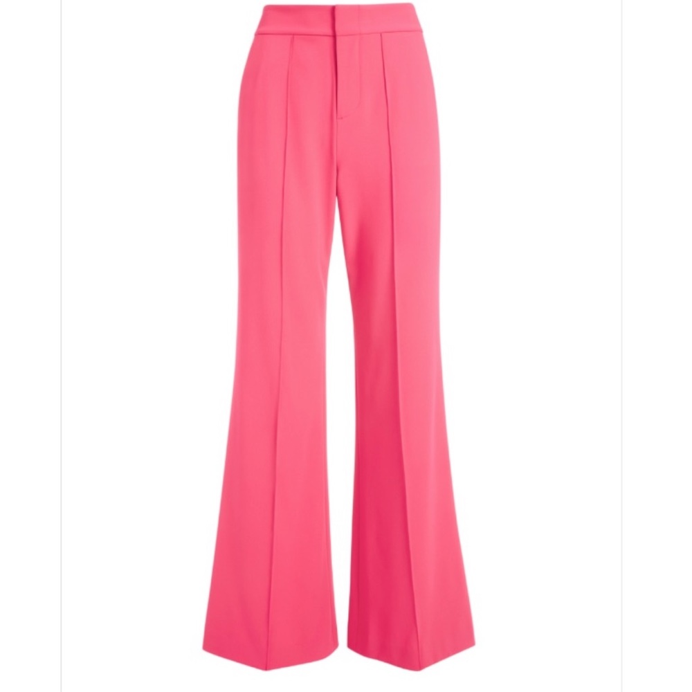 Alice + Olivia Vibrant Pink Wide-Leg Trousers - Picture 7 of 8